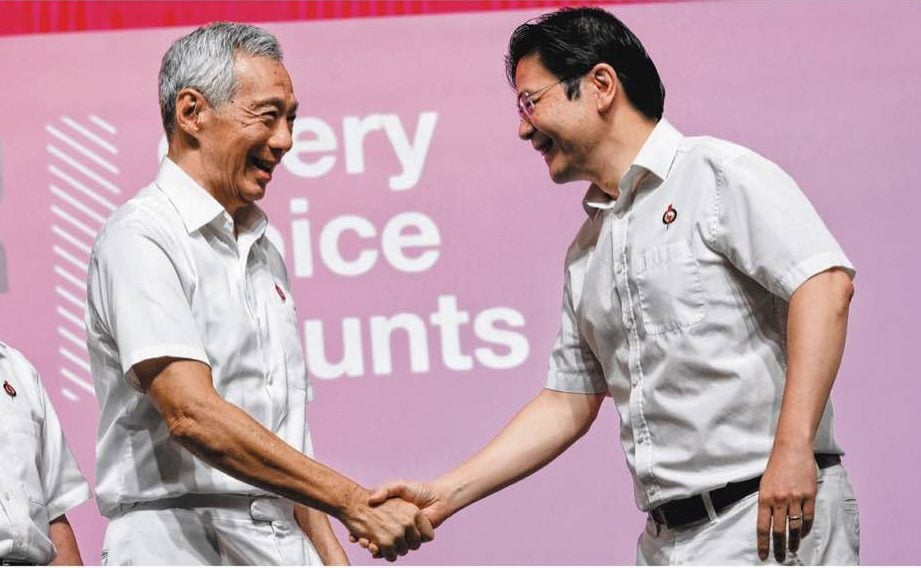 PM Lee & Lawrence Wong Photo  