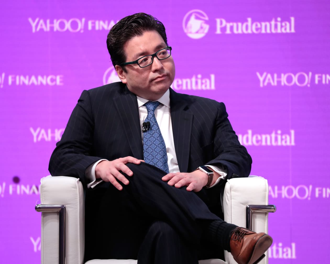 FundStrat head of research Tom Lee pictured in 2017. The closely followed strategist has predicted a divided year for the S&P 500 in 2025.PHOTO: CINDY ORD/GETTY IMAGES FOR YAHOO