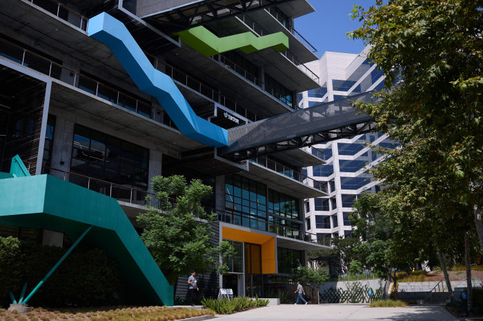 TikTok headquarters in Los Angeles.