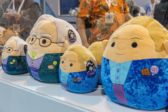 Exclusive Warren Buffett and Greg Abel Squishmallows.