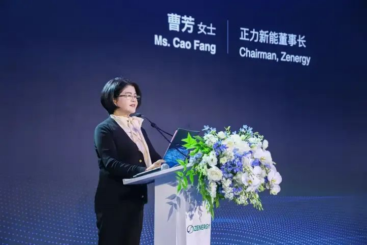 正力新能董事长曹芳 图源：华人头条