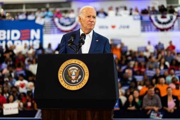 President Biden has said repeatedly that he is not leaving the race.