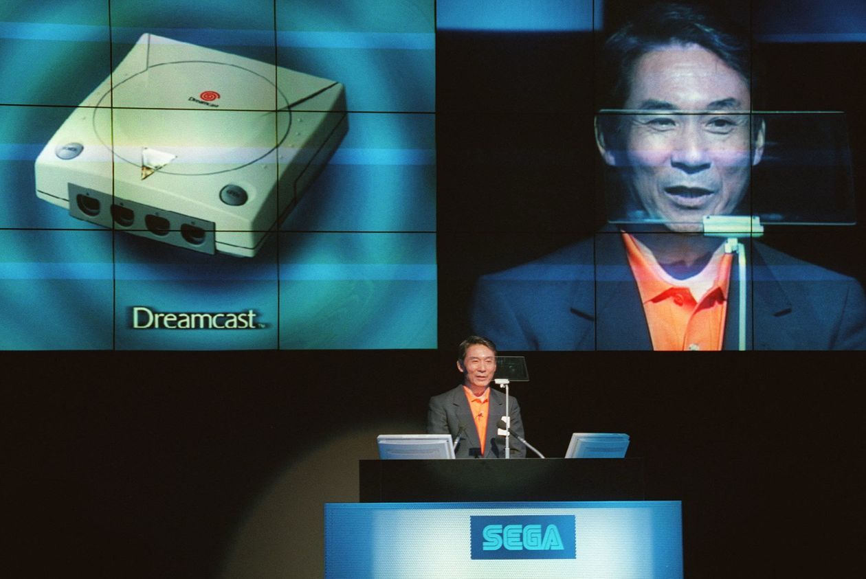 Irimajiri says that struggling with Huang to develop advanced chips for the Dreamcast was one of the happiest memories of his life.  PHOTO: TOSHIFUMI KITAMURA/AFP VIA GETTY IMAGES
