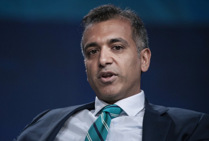Anand Desai, CEO of Darsana Capital Partners, speaking at the SALT conference.