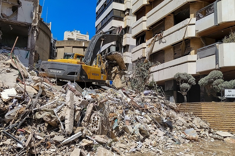 △黎巴嫩贝鲁特遭以军袭击