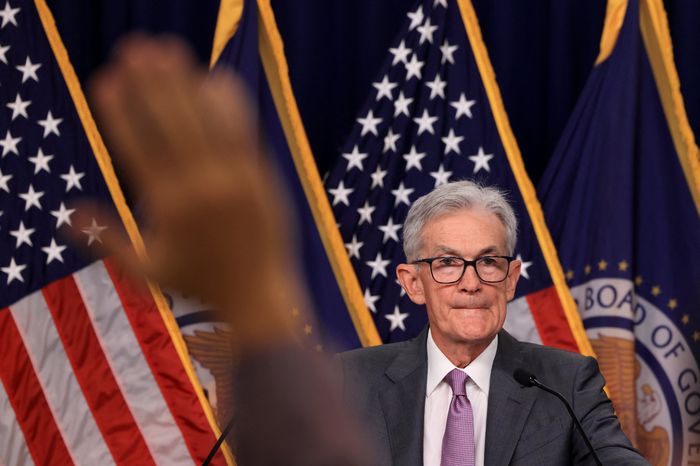 Fed Chair Jerome Powell signaled Wednesday at a news conference that a rate cut was likely in September. Photo: Kevin Mohatt/Reuters