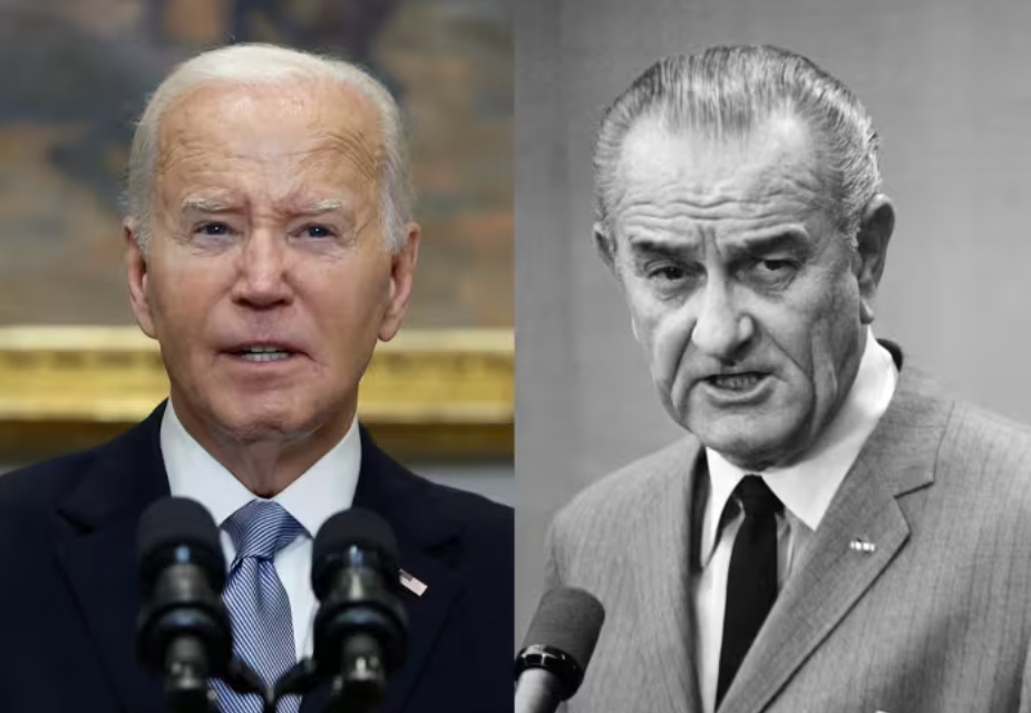 There are superficial similarities but many differences between Joe Biden and Lyndon Johnson’s situations.