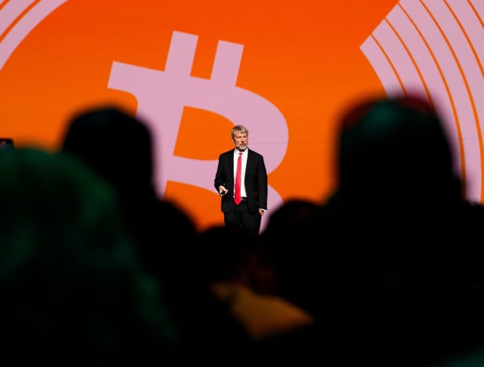MicroStrategy has turned into a bitcoin buying machine. Photo: Liam Kennedy/Bloomberg News