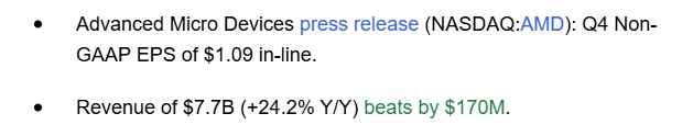 AMD Q4 results (Seeking Alpha)