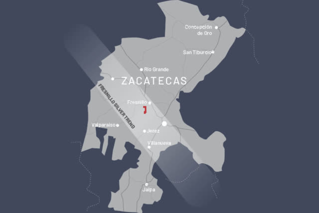 Juanicipio Silver Mine Location