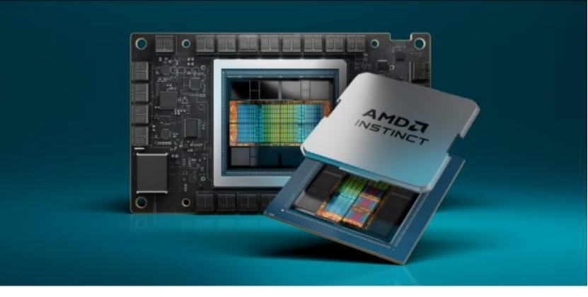 AMD MI355芯片 圖源：TrendForce