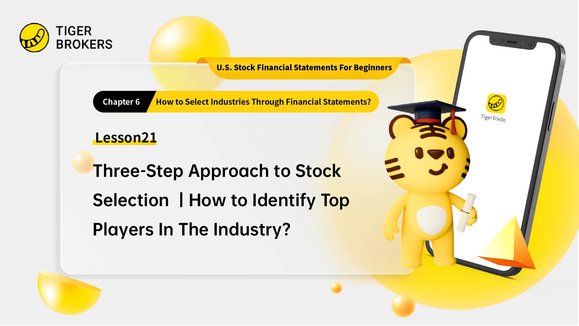 Lesson 21: Finding and selecting good companies