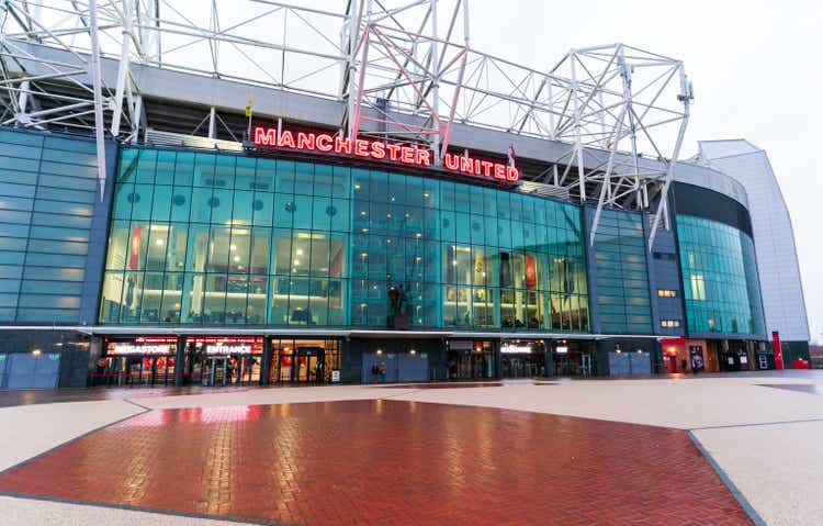 Manchester United's Old Trafford stadium  P. Kijsanayothin